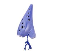 CLISPEED Ceramic Ocarina Alto C Flute Wind Instrument for Beginners with Case and Songbook Music for Students Learn Woodwind for Group Practice