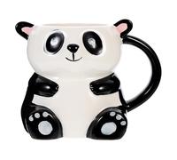 CLISPEED Ceramic Panda Water Cup with Smooth Edges, Decorative Cartoon Style Mug for Desktop Decoration and Restaurants, Novelty Ceramic Cup for Unique Drinkware