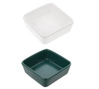 CLISPEED Ceramic Pet Feeding Bowls product accessories 2pcs for Small Pets and Chinchillas, Anti-fall Design with Smooth Surface and Easy to Wash, Slow Feeding Bowl for Hamsters and