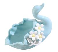 CLISPEED Ceramic Swan Ashtray Decorative Ash Holder for Home Office Bar Compact Lightweight Design Smooth Clean Surface Cute Ornament for Living Table