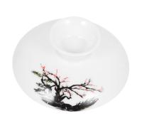 CLISPEED Ceramic Tea Kettle Lid Replacement for Tea Cup Cover Teapot Lid for Household Use Spill and Dirt Resistant Practical Gift