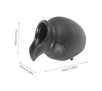 CLISPEED Ceramic Waterfall Jar Fountain for Outdoor Garden Decor Circulating Water Feature with Natural Flowing Design Easy to Operate Water Circulation Pot for Tranquil Backyard and Living