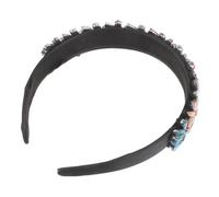 CLISPEED Chic Rhinestone Hairband for Women Elegant Acrylic Floral Headband Sparkly Hair Accessory for Parties Bridal Showers and Daily Wear