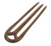 CLISPEED Chinese Wooden Hair Stick and Hair Fork Retro Sandalwood Hairpin for Women and Updos