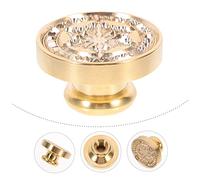 CLISPEED Christmas Pattern Wax Seal Stamp Head Retro Fire Lacquer Sealing Head for Invitations Envelopes DIY Crafting Gift Without Handle