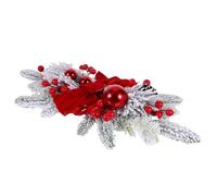 CLISPEED Christmas Wreath Luminous Pendant for Front Door Glowing Xmas Ornament and Decorations for Christmas Tree Decor Party Favors