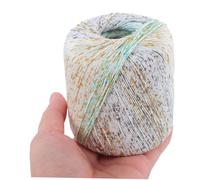 CLISPEED Chunky Crochet Thread Cotton Yarn for DIY Craft Supplies Beginner Friendly Handcraft Essential with Fine Texture and Vibrant Colors for Scarves Blankets Sweaters and Knitting