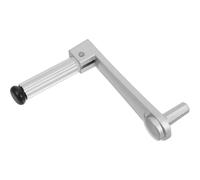 CLISPEED Clothes Rack Convenient Operation Crank Handle Silver Aluminum Alloy Compatible with Wall Mounted Drying Rack for Homes