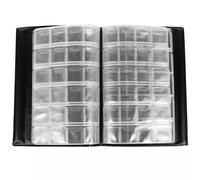 CLISPEED Coin Collection Album with Elegant PU Binder for Secure Storage Display Coin Sleeves for Collectors of Pennies Quarters and Stamps