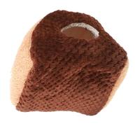 CLISPEED Comfortable Small Pet Bed for Hamsters Guinea Pigs Chinchillas Warm Cotton Nest Hideout Cozy Sleeping House for Small Animals Soft and Safe Coffee Color
