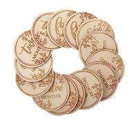 CLISPEED Commemorative Cards Lightweight Photo Props for Newborns Safe and Reusable Growth Cards for Capturing Special Moments