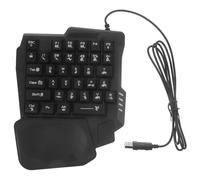 CLISPEED Compact 35-key Mechanical Gaming Keyboard with Backlit Keys, Simple Design, Easy to Install, Abs Material, for Home Entertainment and Dorm Use