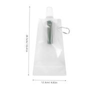 CLISPEED Compact Camping Water Pouch with Filter Large Capacity Foldable Water Container for Hiking Backpacking Outdoor Survival and Picnics Lightweight and Easy to Carry