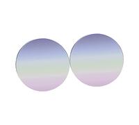 CLISPEED Compact Loose Powder Boxes with Puff, Flip-lid Design and Elastic Mesh, Suitable for Prickly Heat Powder, 5g, 2pcs, Lightweight Abs Material