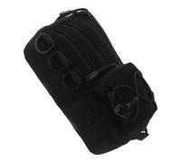 CLISPEED Compact Small Medical Organizer Bag with Multiple Compartments Tear-Resistant Fabric Travel Pouch for Emergency Use at Home Office Car Camping Hiking