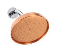 CLISPEED Copper Shower Head Antique Black Large Rain Shower Nozzle Bathroom Sprinkler Fixed Showerhead for Relaxing Washroom Experience