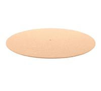 CLISPEED Cork Turntable Mat for Vinyl Records Khaki Slipmat Preventing Record Scratch and Reducing Unwanted Vibrations with Family and Friends