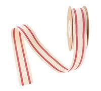 CLISPEED Cotton Grosgrain Ribbon Roll 2.5cm X 10 Yard Double-Sided Design Multipurpose Textile Ribbon Resists Tearing for Present Wrapping and DIY Crafts Aesthetic Appeal