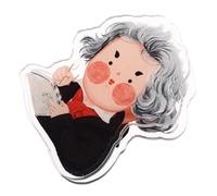 CLISPEED Creative Cartoon Plastic Music Sheet Clip Lightweight and Portable Music Book Page Holder Secure and Reliable for Practice Suitable for Piano Violin and Guzheng