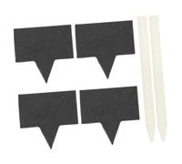 CLISPEED Creative Cheese Labels with Square Inserts and Chalk Pens Multipurpose Decorative Dessert Toppers for Cake Cheese Cupcake and Baking Lightweight and Reusable for Parties and Gifts