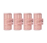 CLISPEED Creative Hair Curlers 4pcs Self Grip Bangs Hair Roller Clips for Salon and Home Hairstyling DIY Hairdressing Tools Strong Hold Random Color
