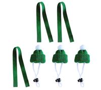CLISPEED Creative Pet Knitted Hat and Scarf Set for Small Pets with Adjustable Fit, Washable Woolen Yarn Material, Lightweight Lovely Design for Parties and Photos