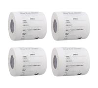 CLISPEED Creative Printed Toilet Tissue 4 Rolls Set with High School Chemistry Physics Formulas, Decorative Restroom Paper for Home and Hotel Use, Practical Table Tissue with Educational
