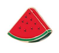 CLISPEED Creative Watermelon Brooch Pin Cute Fruit Shape Collar Clip for Women and Men Stylish Lapel Badge Jewelry Wear Suit Cardigan Accessory