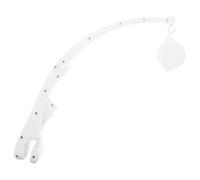 CLISPEED Crib Mobile Arm with Height Rotating Rattles Bracket Portable Music Box for Nursery Crib Durable Bed Bell Attachment