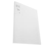 CLISPEED Crystal Art Storage Book A4 30-Page Portfolio Album for 5D Crystal Embroidery with Round Square Drill Organizer Folder Binder White for DIY Finished Artwork