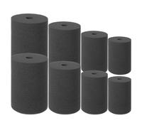 CLISPEED Cup Turner Sponges Cylinder Sponge Inserts Black, 8 Pcs, Hold Cup Firmly, Increase Friction, Workshop Bench Craft Project Setup