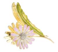 CLISPEED Daisy Flower Hair Claw Clip for Women with Zinc Alloy Material and Secure Hold, Elegant and Timeless Design Hair Jaw Clamp for On-the-go Use