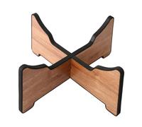 CLISPEED Detachable Wooden Tongue Drum Stand Rack with Stable Support for Steel Tongue Drums, Creative Design and Beautiful Appearance for Amateurs and Professionals a Portable Floor