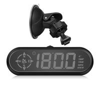 CLISPEED Digital Speedometer - Car mph HUD, Car Speedometer, Auto Hud Spee-do, USB Plug & Play, Suitable for Truck SUV Motorcycle LED Large Font - Clear & Accurate