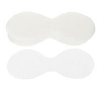 CLISPEED Disposable Capacity Cotton Eye Mask Care Sheets Eyes 200pcs for High Absorption Rate and Strong Load Soft Moisturizing Paper Pads DIY Use for Skincare
