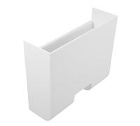 CLISPEED Disposable Glove Storage Box Wall Mount No-Drill Installation White Pet Waste Dispenser Organizer for Kitchen and Laundry Room