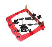 CLISPEED DIY Chinese Shadow Puppet Theater for Educational Marionette Puppets with Interactive Storytelling for Preschool Learning and Family Play
