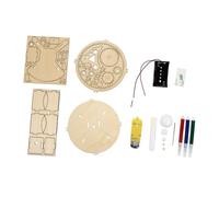 CLISPEED DIY Solar System Puzzle Model Kit with Moon Earth and Sun Educational Space Geography for Interactive Enhancing Creativity and Scientific Understanding