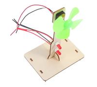CLISPEED DIY Wind Power Generator Educational Science Experiment for Primary School Students Stem Teaching Model Kit to Enhance Observation Thinking Practical Skills