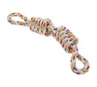 CLISPEED Dog Rope Toy for Small Dogs Indoor Use, Cotton Rope Material with Molar Function to Fight Boredom and Provide Interactive Tugging Play