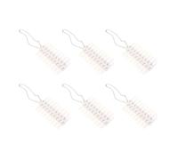 CLISPEED Double-sided Plastic Manicure Color Display Board with 6 Sheets and 216 Pieces, Smooth Shape Nail Tips Colour Chart for Nail Art School and Personal Use, Creative Time-saving Tool