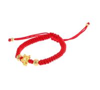 CLISPEED Dragon Year Red String Bracelet Woven Wrist Accessory with Retro Dragon Design for Couples Braided Protection Wristband Symbolizing Love and Chinese Luck