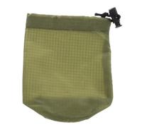CLISPEED Drawstring Raincoat Storage Bag Lightweight Nylon Compression Organizer for Camping Hiking Outdoor Travel Portable Green Pouch to Keep Raincoat Dry and Secure