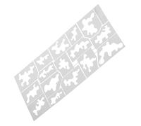 CLISPEED Durable Stainless Steel Reusable Camo Design Stencils for Effortless Wood Crafting Scrapbooking Journaling Accurate Positioning Easy Cleaning