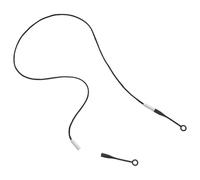 CLISPEED Earplug Black Silicone with Lanyard Magnetic Anti-Lost Cord for Earplugs and Noise Cancelling Stylish and Simple for Sleeping and Daily Use