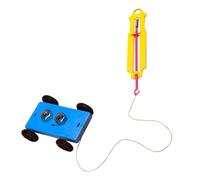 CLISPEED Educational Friction Wheel for Science Experiments DIY Physics Learning Kit for S Stem Projects Preschool Science Teaching Aid Random Color