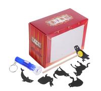 CLISPEED Educational Shadow Puppets Traditional Chinese Art Craft DIY Kit for Interactive Storytelling Enhancing Creativity and Dramatic Skills with Easy Assembly