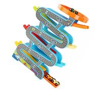 CLISPEED Educational Track Car for Ages Inertial Gliding Car with Track Design Interactive Gliding Vehicle for Boys and Enhances and Finger Dexterity