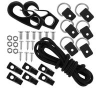 CLISPEED Elastic Boat Mooring Rope Kit with Stainless Steel Hook and Elastic Sailing Cord for Secure Docking and Boat Ties Practical Accessory