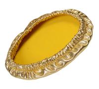 CLISPEED Elastic Fabric Saxophone Bell Cover in Golden Colour, Easy to Disassemble and Protect the Instrument, Suitable for Saxophone and Trombone Music Instrument Supply